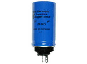 Electrolytic capacitor, 47 µF, 450 V (DC), -10/+30 %, can, Ø 30 mm