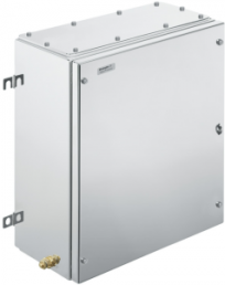 Stainless steel enclosure, (L x W x H) 150 x 382 x 458 mm, silver (RAL 7035), IP66/IP67, 1195040000