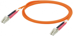 FO cable, LC to LC, 2 m, OM2, multimode 50 µm