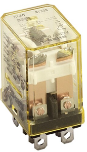 Power relay, 2 Form C (NO/NC), 12 V (DC), 188 Ω, 10 A, 30 V (DC), 220 V (AC), RH2B-ULDC12