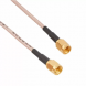 Coaxial Cable, SMA plug (straight) to SMA plug (straight), 50 Ω, RG-316, grommet black, 305 mm