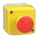 Yellow station - 1 red mushroom head pushbutton Ø40 turn to release 2NC