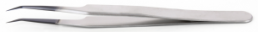 ESD tweezers, uninsulated, antimagnetic, carbon steel, 110 mm, 5B.SA.DC.0