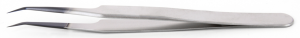 ESD tweezers, uninsulated, antimagnetic, carbon steel, 110 mm, 5B.SA.DC.0