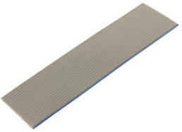 Flat ribbon cable, 16 pole, pitch 1.27 mm, 0.09 mm², AWG 28, gray