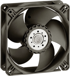 DC axial fan, 12 V, 119 x 119 x 38 mm, 168 m³/h, 40 dB, ball bearing, ebm-papst, 4412 ML