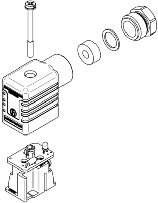 934460002 Hirschmann Automation and Control DIN Valve Connectors Image 2