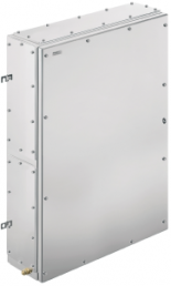 Stainless steel enclosure, (L x W x H) 150 x 610 x 914 mm, silver (RAL 7035), IP66/IP67, 1195510001