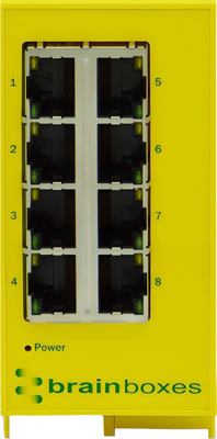 SW-518 BRAINBOXES Industrial ethernet switches Image 2