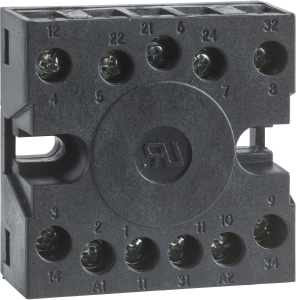 Relay socket for time relay RE48A-, RE48ASOC11AR