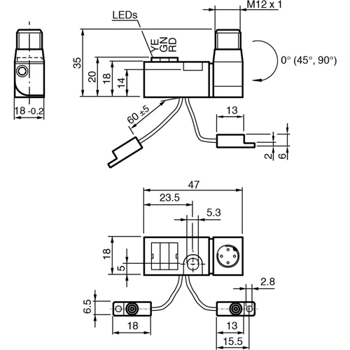 308296 PEPPERL+FUCHS Proximity Switches, Reed switches Image 2