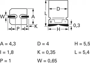 CA010M00SSREB-0405 Yageo Electrolytic Capacitors