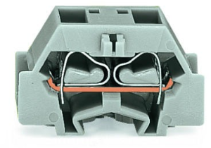 4-wire terminal, spring-clamp connection, 0.08-2.5 mm², 1 pole, 24 A, 6 kV, blue, 261-344