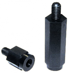 Hexagon spacer bolt, External/Internal Thread, M2.5/M2.5, 11 mm, polyamide