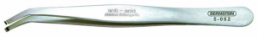 SMD tweezers, uninsulated, antimagnetic, stainless steel, 115 mm, 5-062