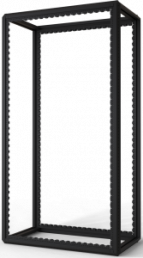 42 U cabinet rack, (H x W x D) 2000 x 600 x 1100 mm, steel, black gray, 20630-103