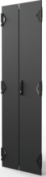 Varistar CP Double Steel Door, Plain, 3-PointLocking, RAL 7021, 38 U, 1800H, 600W