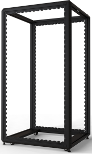 33 U cabinet rack, mobile, (H x W x D) 1600 x 800 x 900 mm, steel, black gray, 20630-217
