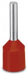 Insulated Wire end ferrule, 10 mm², 24 mm/12 mm long, DIN 46228/4, red, 3201958
