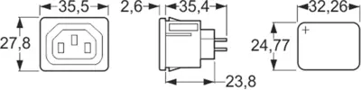PX0783/10/63 BULGIN Device Connectors Image 2