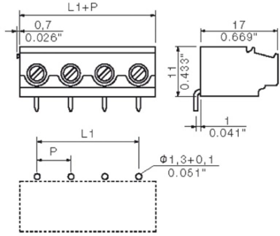 1761370000 Weidmüller PCB Terminal Blocks Image 2