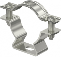 Spacer clamp, max. bundle Ø 36 mm, stainless steel, (L x W) 65 x 16 mm
