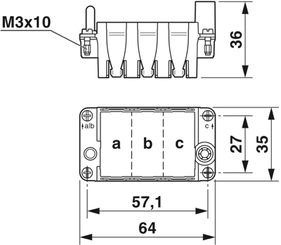 1182088 Phoenix Contact Housings for HDC Connectors Image 2