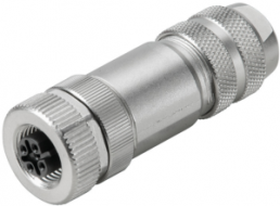 Socket, M12, 5 pole, screw connection, straight, 1784780000