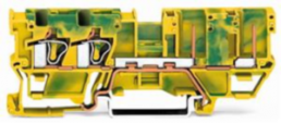 2-wire/2-pin PE basic terminal, spring-clamp connection, 0.08-4.0 mm², 1 pole, 32 A, yellow/green, 769-217