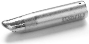 Soldering tip, pencil point, Ø 9.8 mm, (T x L x W) 14 x 35 x 14 mm, 0832GDLF/SB