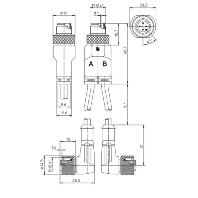 48272 Lumberg Automation Sensor-Actuator Cables Image 2
