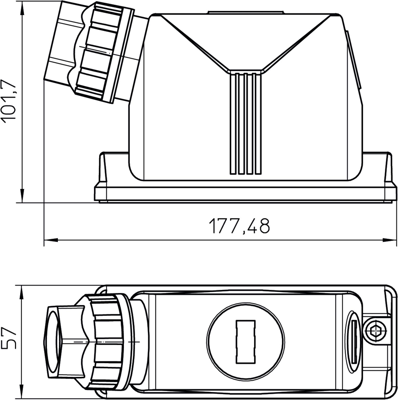 2716780000 Weidmüller Housings for HDC Connectors Image 3