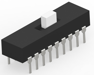 3-1825010-8 Alcoswitch Slide Switches and Coding Switches Image 1