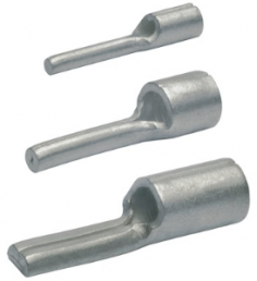 Uninsulated pin cable lug, 10 mm², 4.3 mm, metal