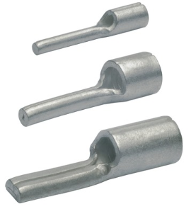 Uninsulated pin cable lug, 35 mm², 8.2 mm, metal