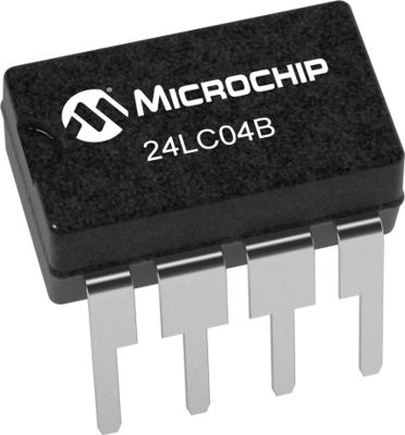 24LC04B-I/P Microchip Memory ICs
