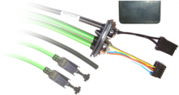 Cable kit fieldbus interfaces+power supply for motion control with stepper, servo or brushless DC motor, L 3 m, VW3L2E001R30