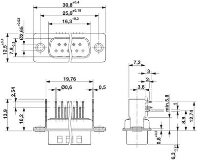 1654798 Phoenix Contact D-Sub Connectors Image 2