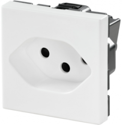 Built-in socket outlet, white, 10 A/250 V, Switzerland, IP20, 1450780000