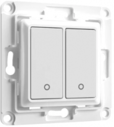 Wall switch, 2-gang, white, Shelly WS 2 w