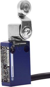 Switch, 2 pole, 1 Form A (N/O) + 1 Form B (N/C), roller lever, plug-in connection, IP67, XCMD4116L5EX