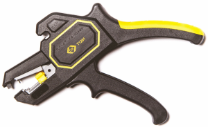 Stripping pliers for Insulated solid wires, 0.2-6.0 mm², AWG 24-10, L 160 mm, 189 g, T1261