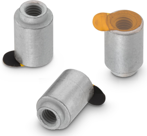 SMD spacer sleeve, internal thread, M3, 3.4 mm, steel