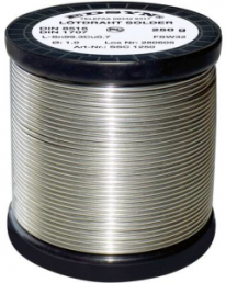 Solder wire, lead-free, SC (Sn99.3Cu0.7), Ø 0.8 mm, 250 g