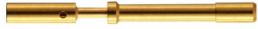 Receptacle, 0.08-0.34 mm², crimp connection, gold-plated, 09156006291