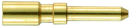 Pin contact, 0.75-2.5 mm², AWG 19-14, crimp connection, gold-plated, 09151006121