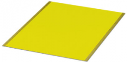 Polyester Label, (L x W) 20 x 8 mm, yellow, Sheet with 270 pcs