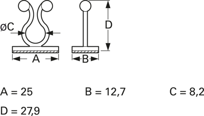 6275AA00AS fastpoint Cable Holders Image 2