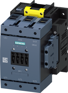 Power contactor, 3 pole, 115 A, 2 Form A (N/O) + 2 Form B (N/C), coil 200-277 V AC/DC, screw connection, 3RT1054-1SP36