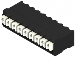 PCB terminal, 9 pole, pitch 3.5 mm, AWG 28-14, 12 A, spring-clamp connection, black, 1473570000